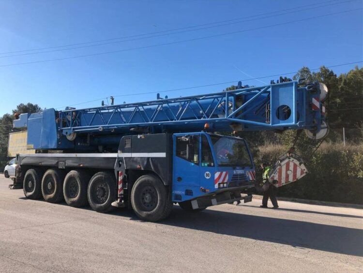 Grue Mobile 120 tonnes à louer avec conducteur : Terex AC120 – Image 5