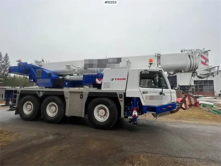 Grue Mobile 80 tonnes à louer avec conducteur : Tadano Faun ATF 80-4 – Image 7